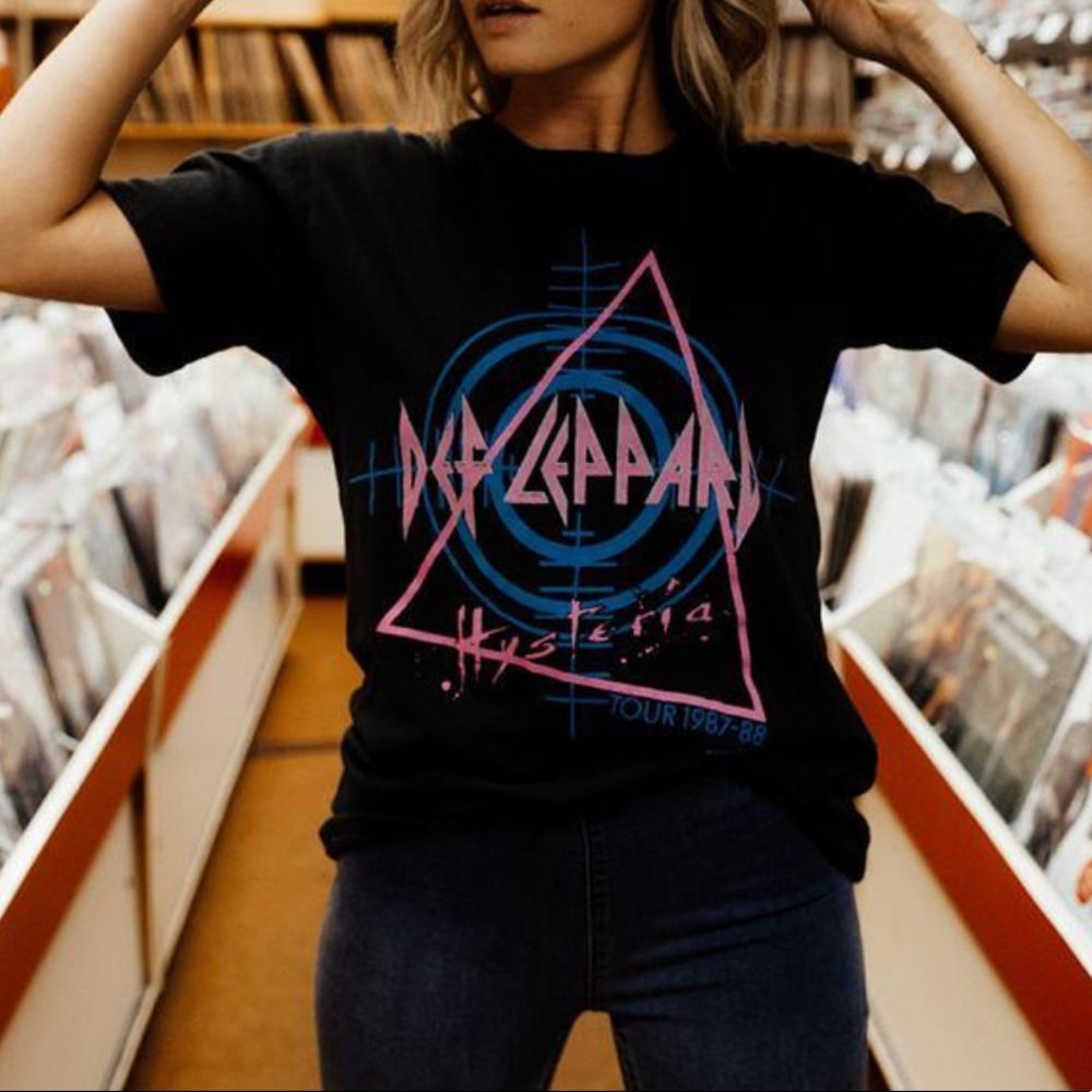 Daydreamer Def Leppard Hysteria Tour Weekend Tee